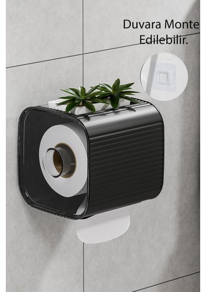 Tuvalet Kağıdı Askısı-Raf ve Kendinden Yapışkanlı Tuvalet Kağıdı Wc Kağıt Asacağı