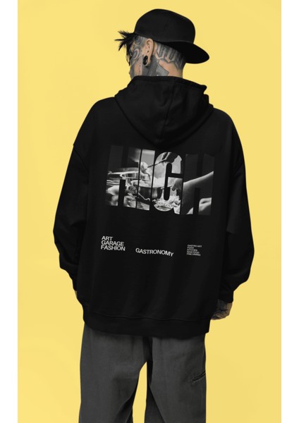 Hard Cook 3iplik Şardonlu Premium Hoodie