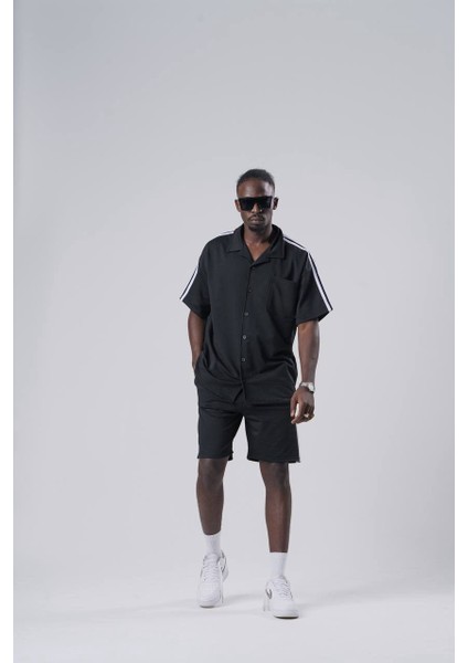 Şeritli Oversize Unisex Alt-Üst Takım modelleri