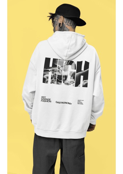 Hard Cook 3iplik Şardonlu Premium Hoodie