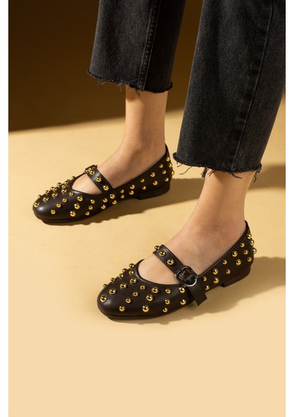 Troklu Tokalı Rahat Taban Kadın Babet 57-42-25 fiyatları