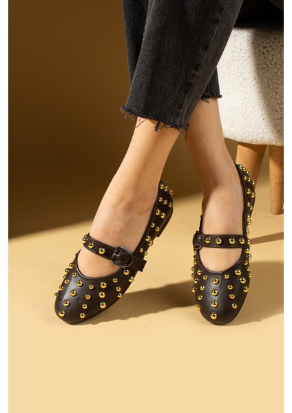 Troklu Tokalı Rahat Taban Kadın Babet 57-42-25 modelleri