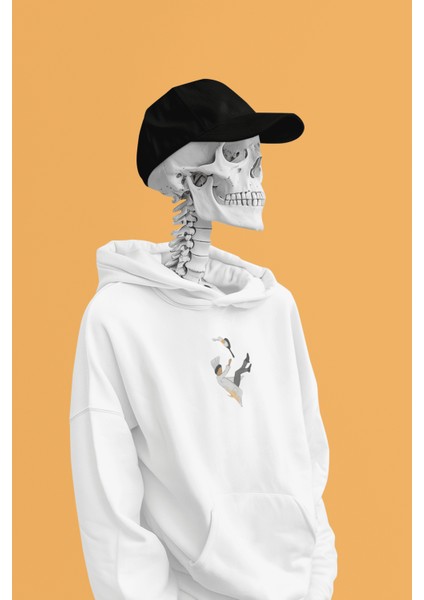 The Falling Cook 3iplik Şardonlu Premium Unisex Hoodie