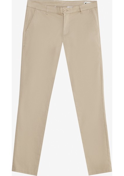 Pamuklu Slim Fit Dar Kesim Yan Cep Esnek Casual Pantolon