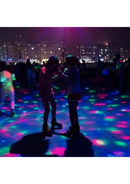 2 Pcs Disco Ball LED Light 2 Adet Disko Işığı Rgb Disko Işık Topu Ampul LED Işık Dönen Disko Topu
