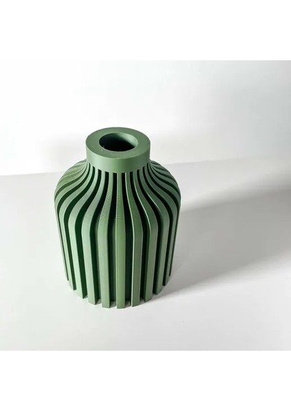 Sütün Tasarımlı Modern Yeşil Vazo modelleri