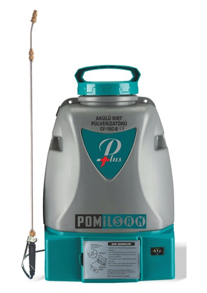 Pomilsan Plus Akülü Sırt Pülverizatörü 16 Lt (Sırt Tipi)