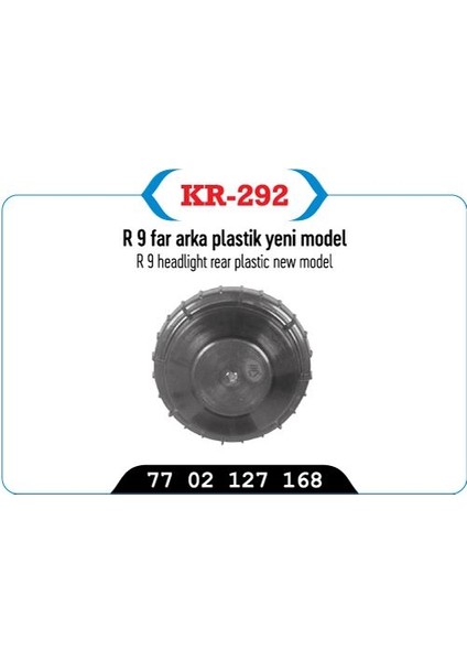 KR-292 - Far Kapağı Arka Plastiği R9 Ym