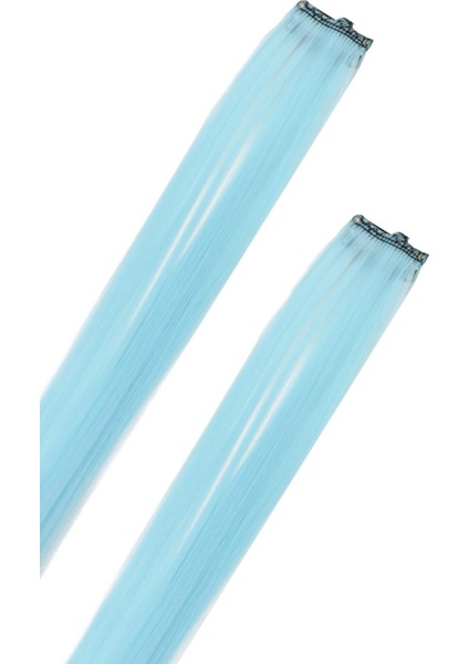 Sentetik Çıt Çıtlı Saç 2'li Renkli