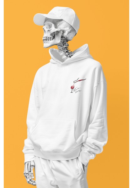 Noblesse Wine 3iplik Şardonlu Premium Hoodie