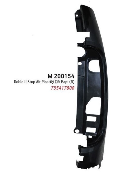 MRL200154 - Stop Plastiği Alt Sağ Çift Kapı Doblo Iı