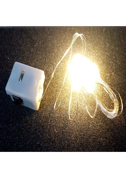 1 Metre Teraryum Işığı Gün Işığı LED Işık Warm Light Hızlı Yavaş Sabit Mod Pilli LED Işık Pil Dahil fiyatları