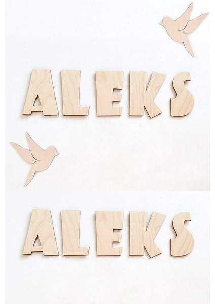 Ahşap Kişiye Özel Isim Harf, Duvar Dekorasyonu, Bebek Odası Duvar Sanatı, Çocuk Odası Dekoru