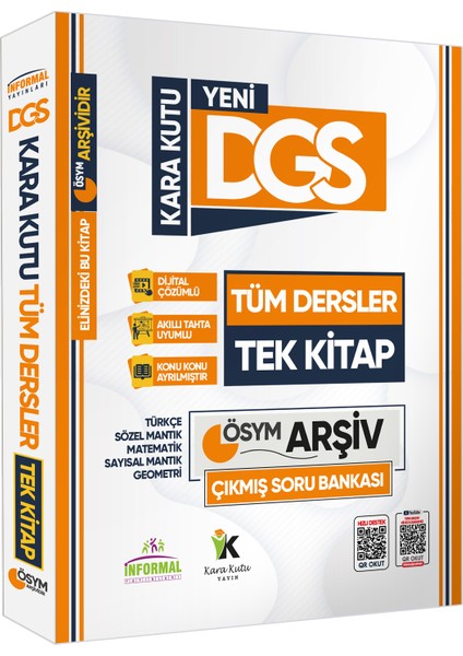 2025 Dgs Kara Kutu Çıkmış Soru Tüm Dersler Soru Bankası Tek Kitap Dijital Çözümlü