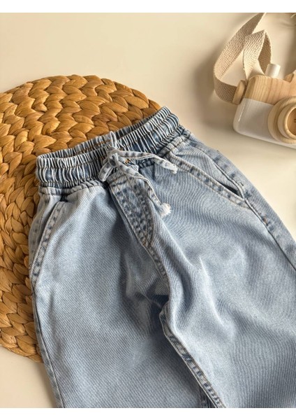 Ayarlanabilir Bel Lastikli Jean Denim Pantolon – 3-10 Yaş Arası Çocuklar Için, Şıklık ve Rahatlık indirimleri
