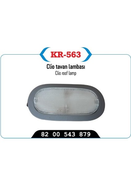 KR-563 - Tavan Lambası Komple Clıo