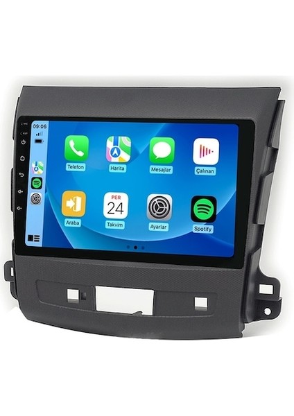 Crt 332 Serisi Mitsubishi Outlander 2008-2012 4-32GB Carplay Navigasyonlu Android Multimedya Teyp