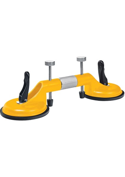 SGS959 - 100 kg Ikili Ayarlanabilir Alüminyum Gövde Cam Seramik Fayans Ahşap Tutma Taşıma Vantuzu 12CM + 12CM