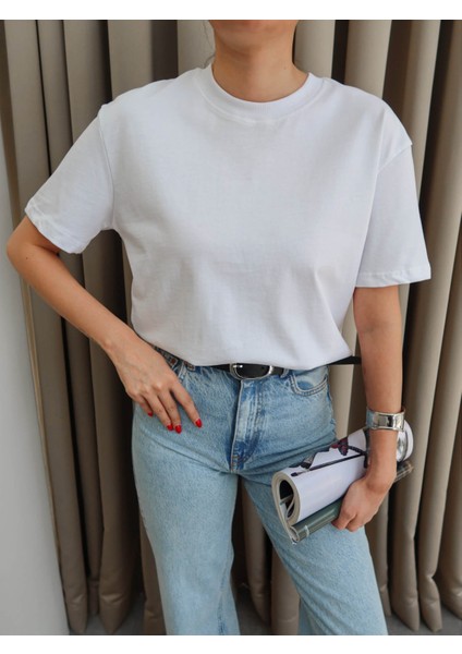 Bisiklet Yaka Likralı T-Shirt modelleri