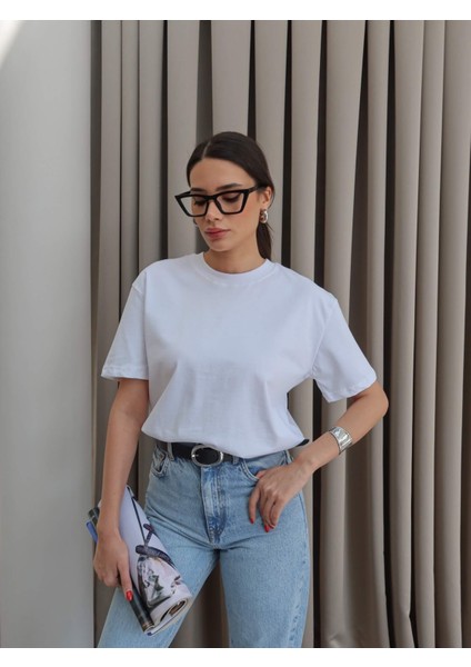 Bisiklet Yaka Likralı T-Shirt fırsatları