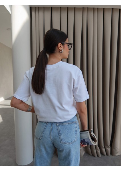 Bisiklet Yaka Likralı T-Shirt indirimleri