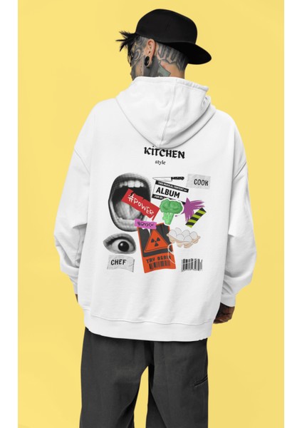 Chef Style 3iplik Şardonlu Premium Unisex Hoodie