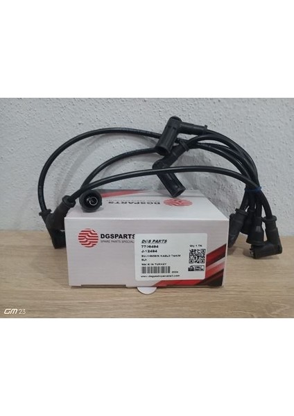 Dgsparts J-12494 - Buji Kablosu + Bobin Kablosu Dkş S Sl Slx Dkş Serçe M131 M124 / Tempra Tıpo Uno 70 1.4 Karbüratörlü