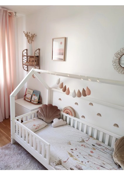 Ahşap Bohem Gökkuşağı Çocuk ve Bebek Odası Aksesuarı , Hediyelik modelleri