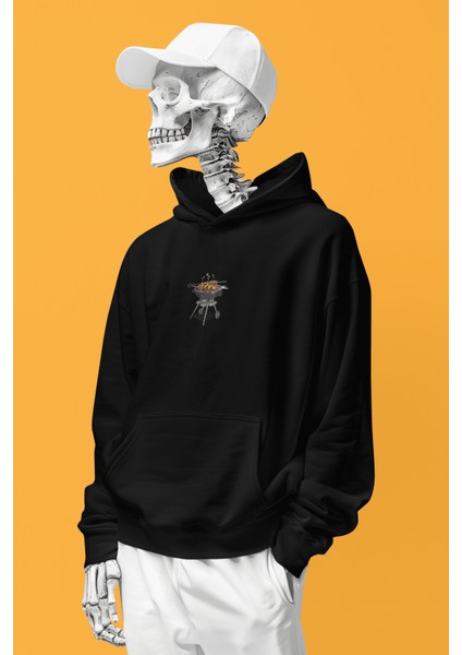 Közün Lezzeti 3iplik Şardonlu Premium Unisex Hoodie