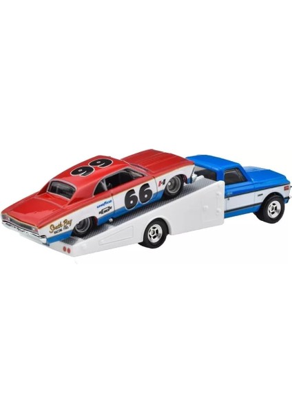 Hotwheels Team Transport 66 Chevelle & 72 Chevy Ramp Truck fiyatları
