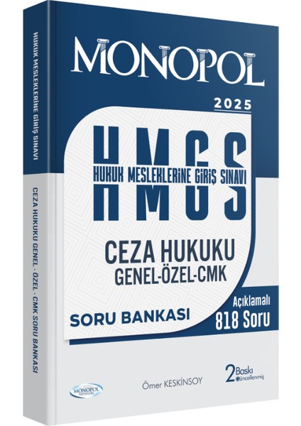Hmgs Ceza Hukuku Genel – Özel – Cmk Soru Bankası 2. Baskı