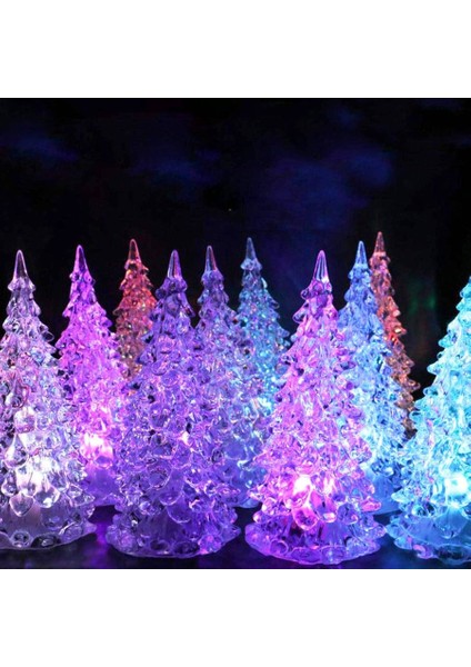 Renkli LED Işıklı Çam Ağacı 17 cm Işıklı Çam Ağacı Işıklı Yılbaşı Ağacı Vıp Rgb Pıne Tree LED Lıght modelleri