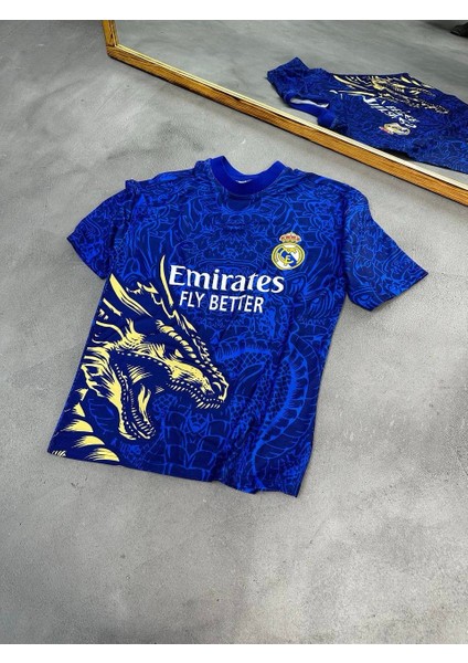 Real Madrid Ejderha Oversize Unisex T-Shirt