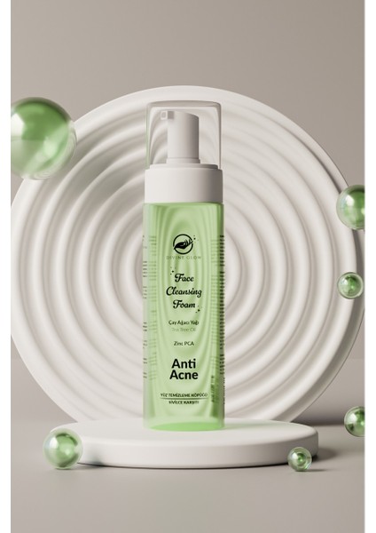 Yağlı Ve Karma Ciltlere Çay Ağacı Yağı Yüz Temizleme Köpüğü 200 ml