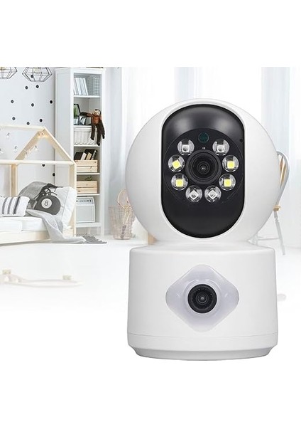 Blue Inter INT-CMR41 Bebek Kamerası, 2 Yönlü Ses Kamerası, Geniş Uygulamalı 2 Mp Çift Lens