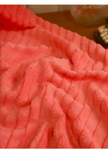 Pudra Pembe Renk Peluş Kumaş modelleri