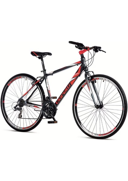 Trivor 1.0 28 Jant 18'' Kadro Şehir Bisikleti K.gri - Kırmızı Beyaz