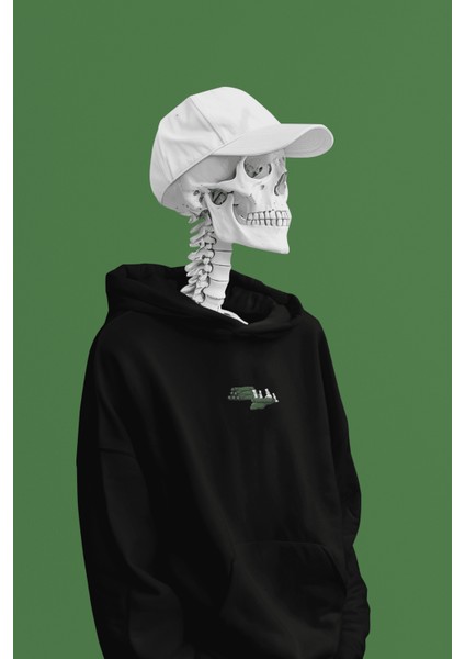 “parmak Sarma 3iplik Şardonlu Premium Unisex Hoodie