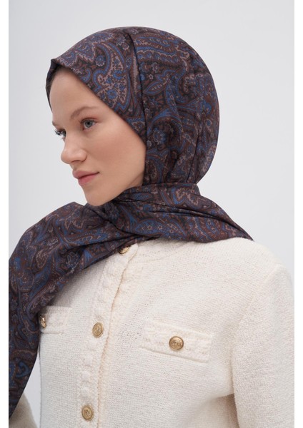 Bloom Kahve Nilla Pamuklu Şal
