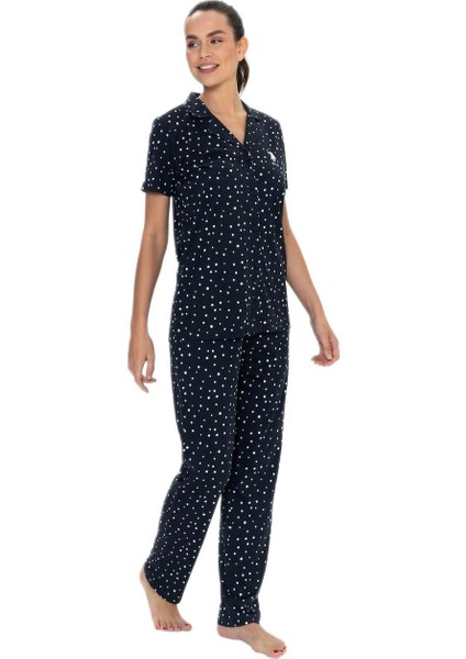 Kadın Lacivert Pijama Takım 20051 modelleri