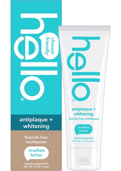 Antiplaque + Whitening Fluoride Free Diş Macunu 133 gr