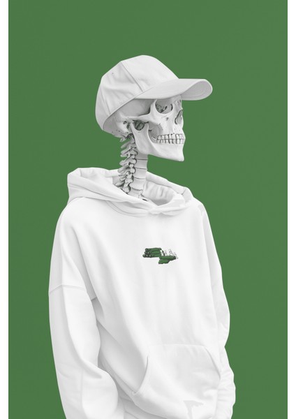 “parmak Sarma 3iplik Şardonlu Premium Unisex Hoodie