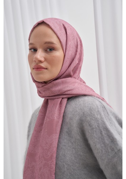 Nilla Pamuklu Şal Vei Pudra