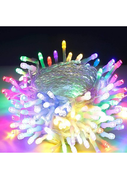 10 Metre Renkli LED Işık Renkli Ip LED Işık Kablo Işık 220V Fişli Işık Dekorasyon Işığı Noel Işığı