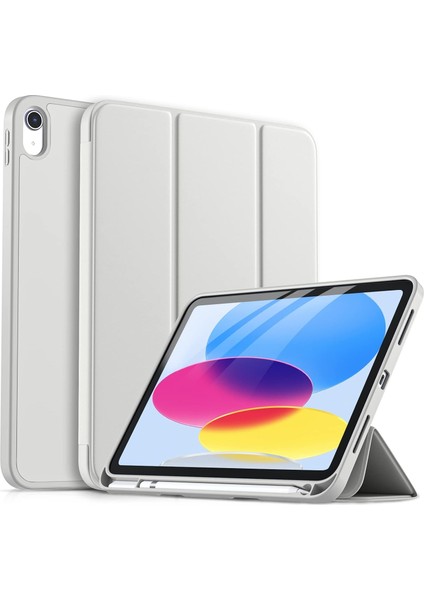 Ipad Air 11 2024/2025 M2/m3 Için Uyku Modlu Yatay Standlı Auto Wake/sleep Soft Slim Tpu Smart Kılıf