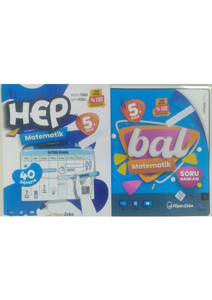 5. Sınıf Haftalık Hep Matematik 40 Deneme+Bal Serisi Soru Bankası