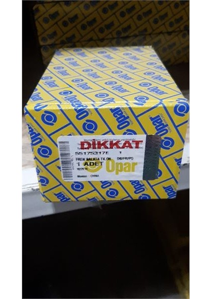 55175317E - Fren Balatası Ön Fişli Palıo Albea Doblo I Iı Fıorıno 1.3 Mtj