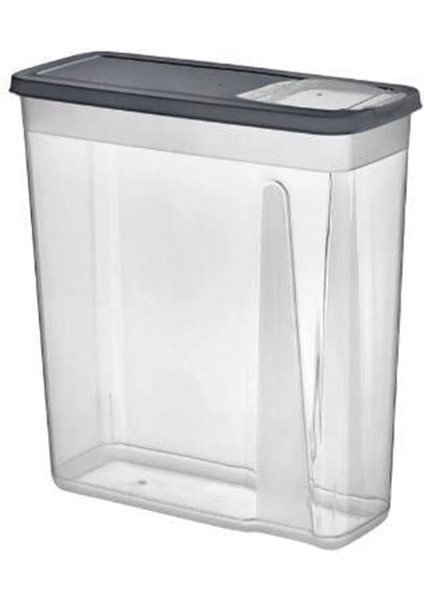 ORG-451 Sandy 6'lı Hava Geçirmez Pratik Kapaklı Erzak Bakliyat Saklama Kabı Seti 5,90 Lt Antrasit fırsatları