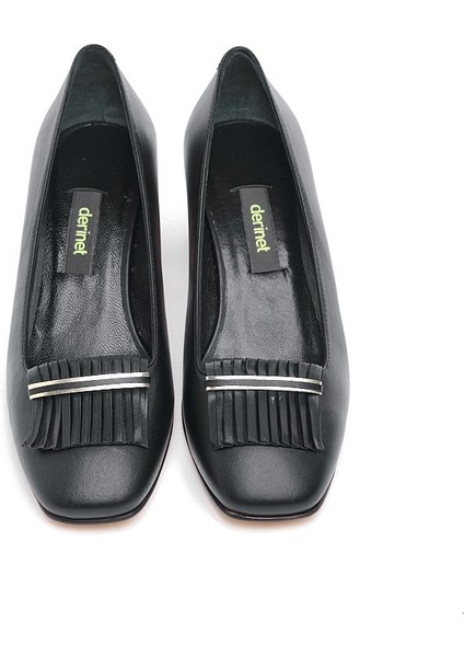 Hakiki Deri Tokalı Kadın Topuklu Ayakkabı modelleri