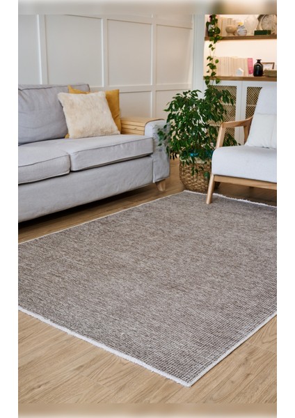 Halı Pandora 2412 Bej Yıkanabilir Yumuşak Dokulu Modern Ince Dokuma Şık Makine Halısı fırsatları